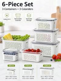 Storage Containers /Drain Trays / Lid