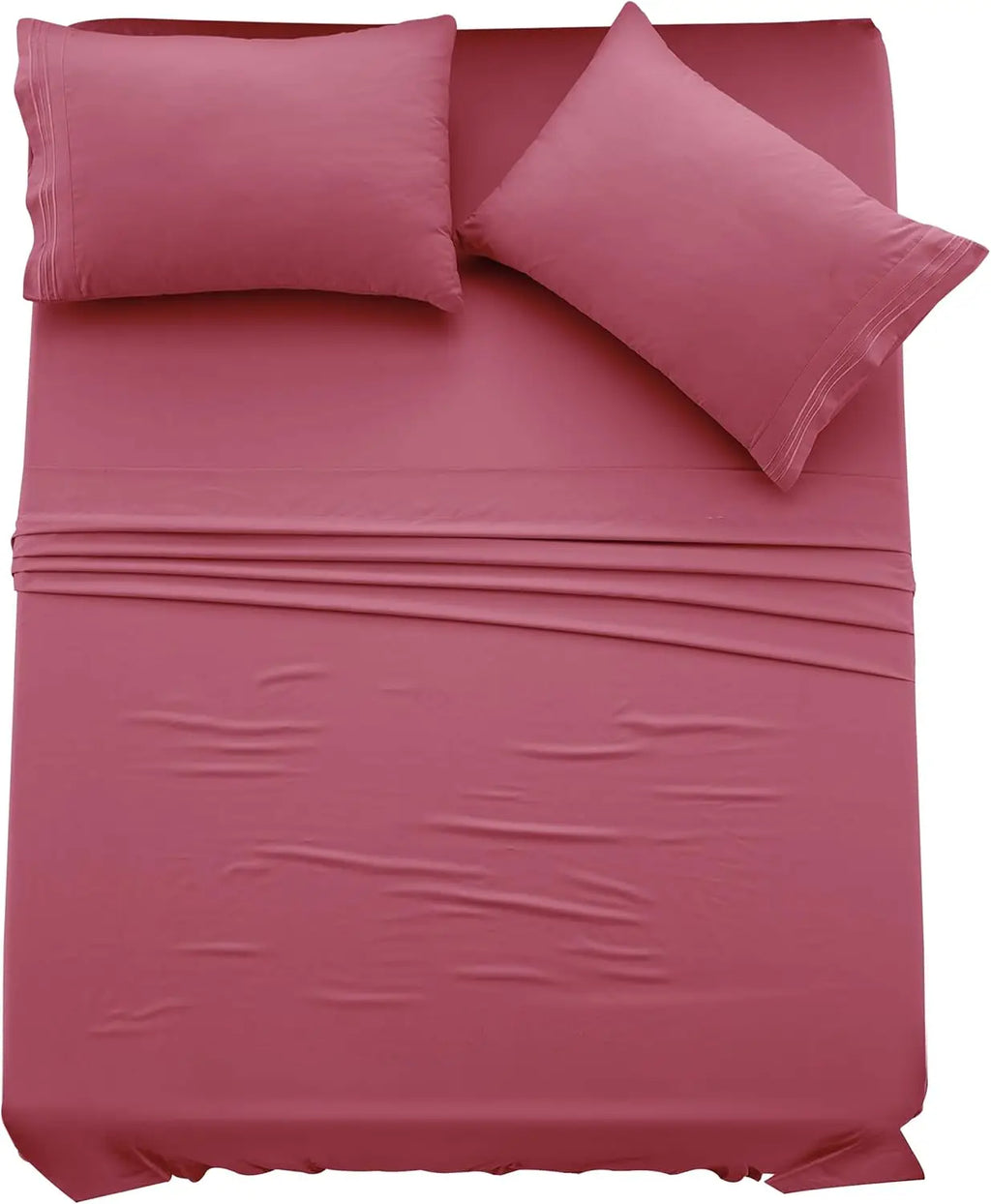 Bed Sheet Set,  4 PC Brushed Microfiber