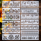 13PCS  Border Pattern Painting Stencil Set