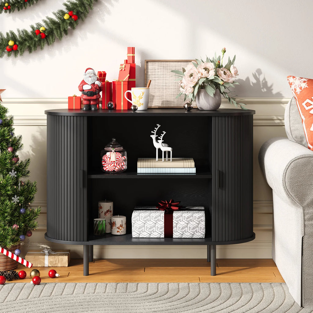 Storage Cabinet with Sliding Door