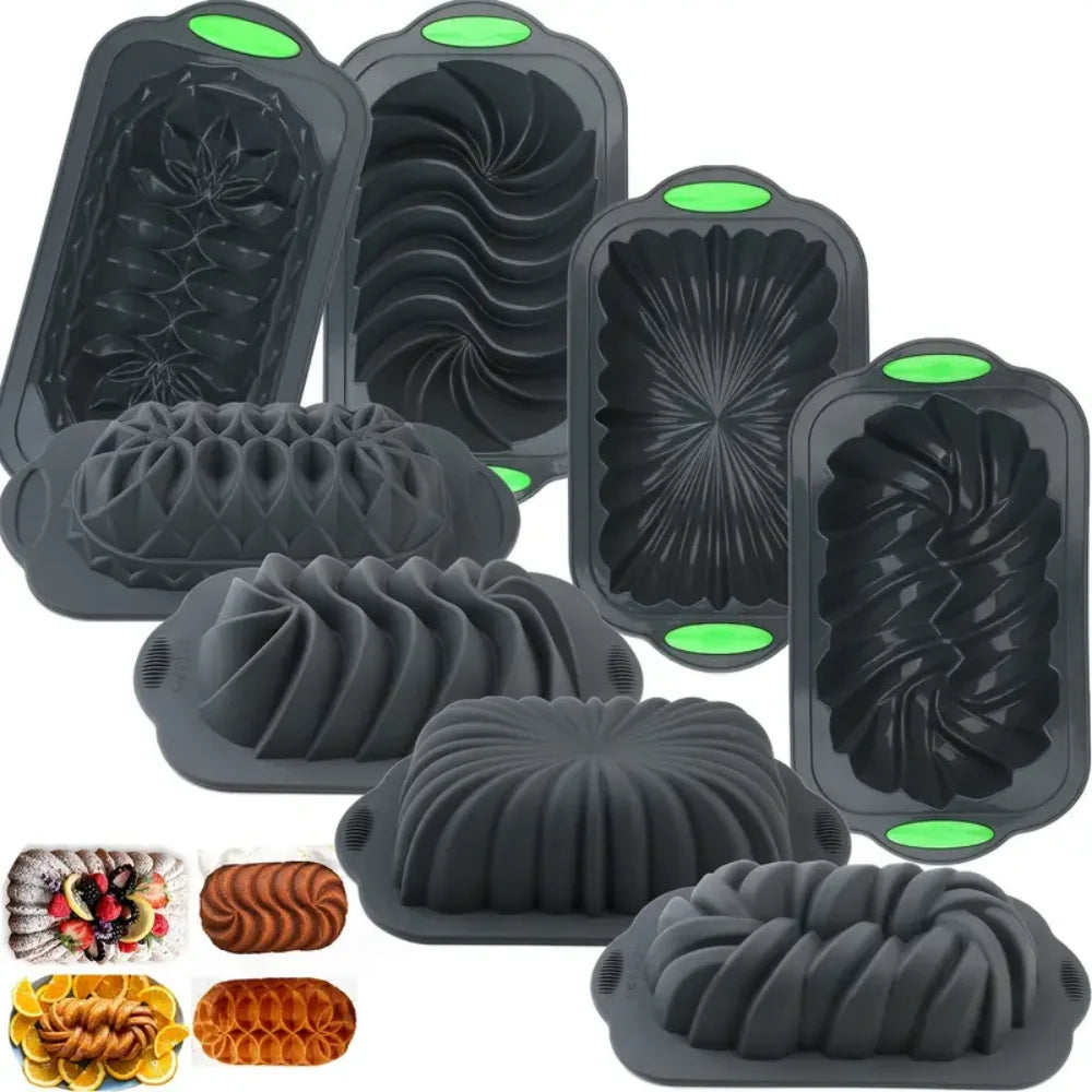 Silicone non-stick bread pan