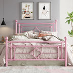 Platform Bed Frame, Vintage Victorian