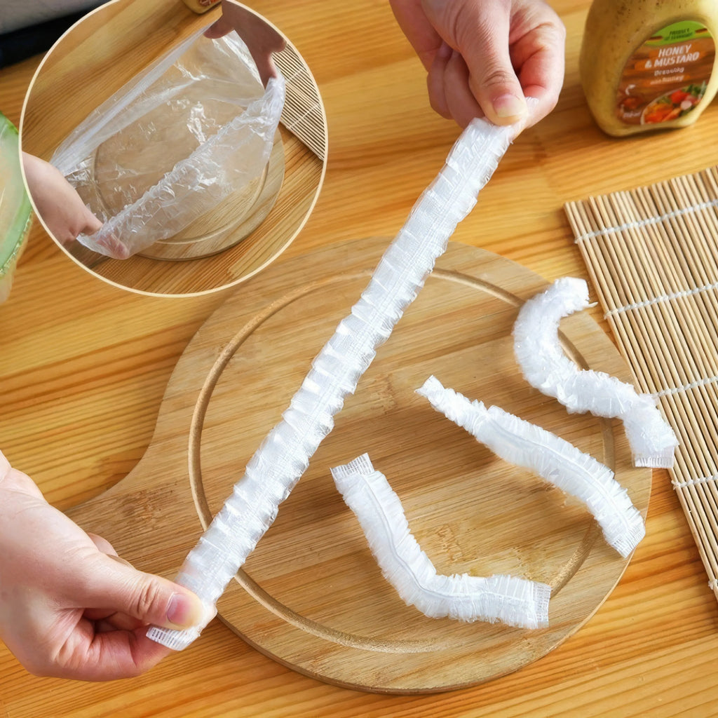 100/200/300 Plastic Bags, Disposable Plastic Food Storage