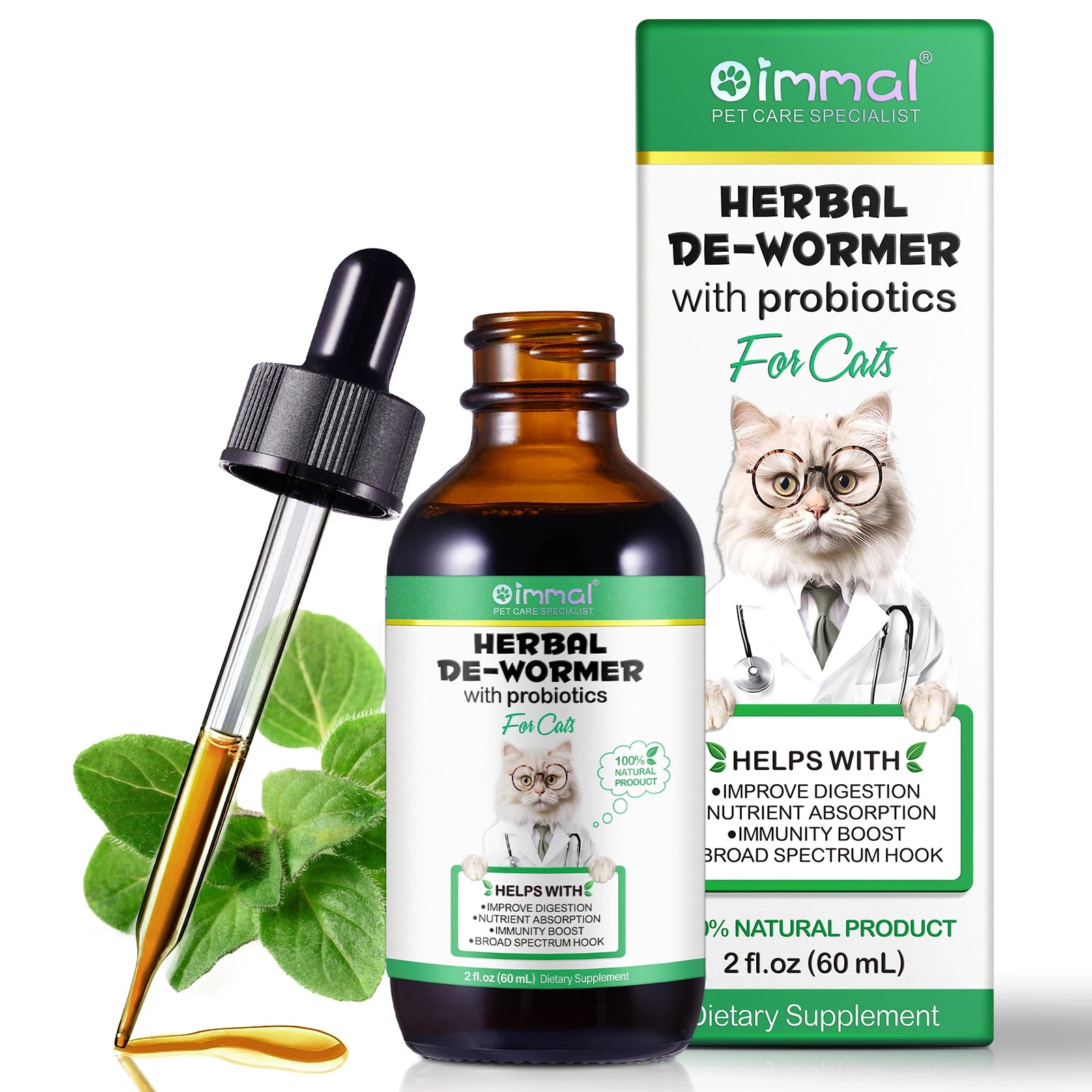 Cats Broad Spectrum Treatment, Liquid