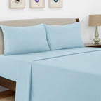 Bed Sheet Set,  4 PC Brushed Microfiber