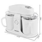 Dual Bowl Automatic Ice Cream Maker