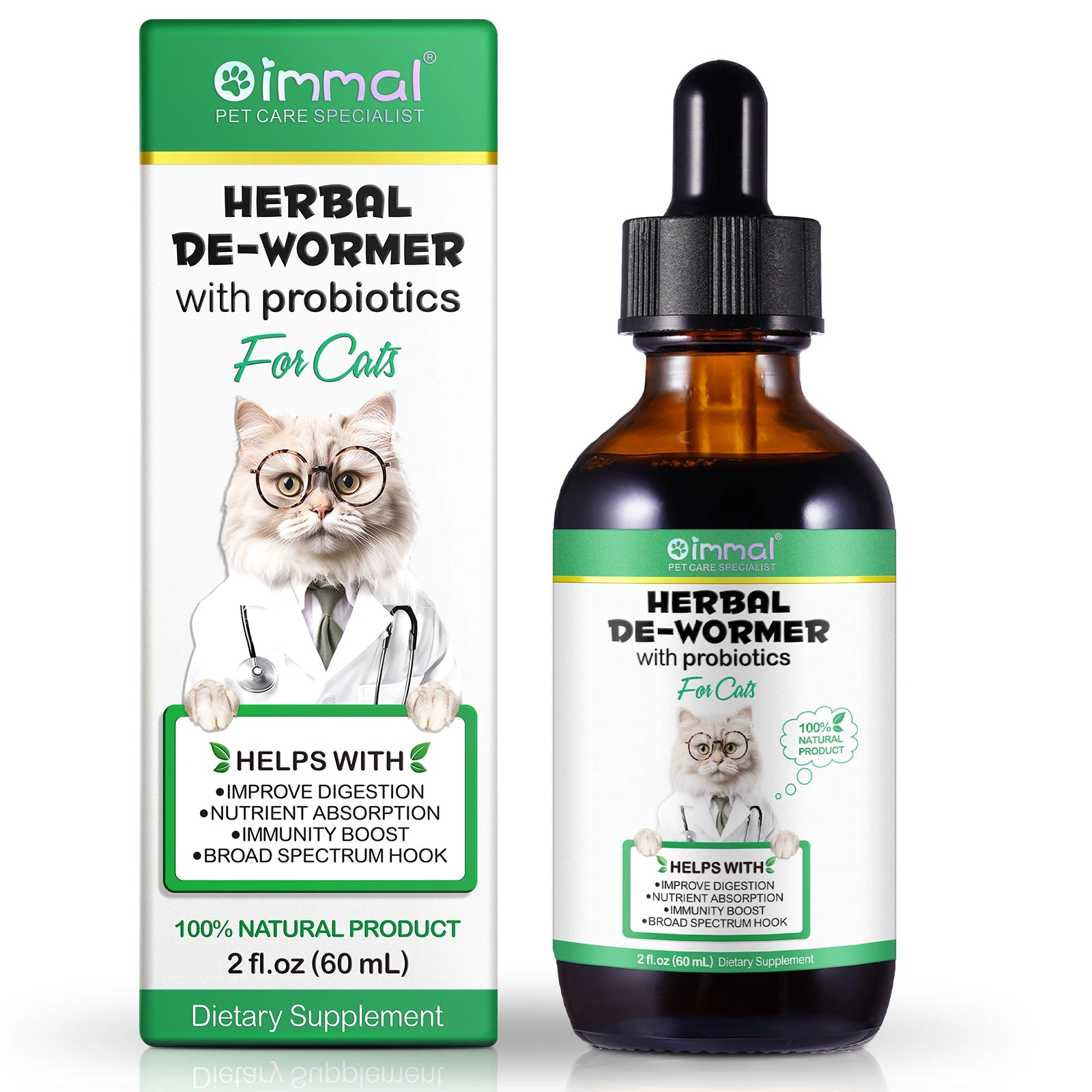 Cats Broad Spectrum Treatment, Liquid