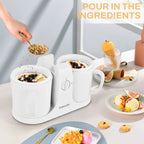 Dual Bowl Automatic Ice Cream Maker