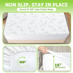 Mattress Protector, Cooling, 100% Waterproof - Fitted Style