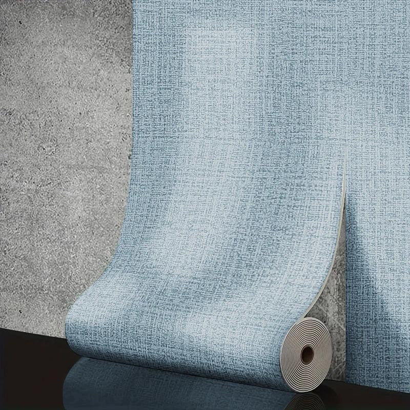 50cm solid linen self-adhesive wallpaper