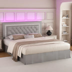 Queen Bed Frame/ LED Lights