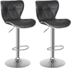 Adjustable Swivel Barstools Set of 2