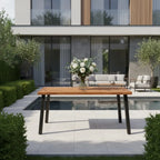 Patio Dining Table with Umbrella Hole