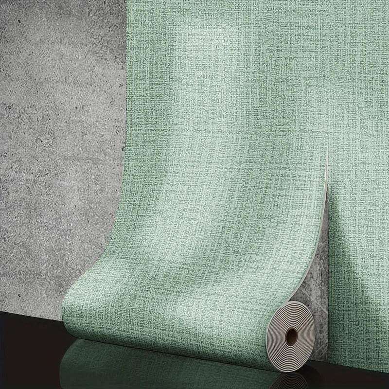 50cm solid linen self-adhesive wallpaper