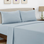 Bed Sheet Set,  4 PC Brushed Microfiber