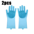 Pet Bathing Silicone Scrubber Mitt Bite-Resistant