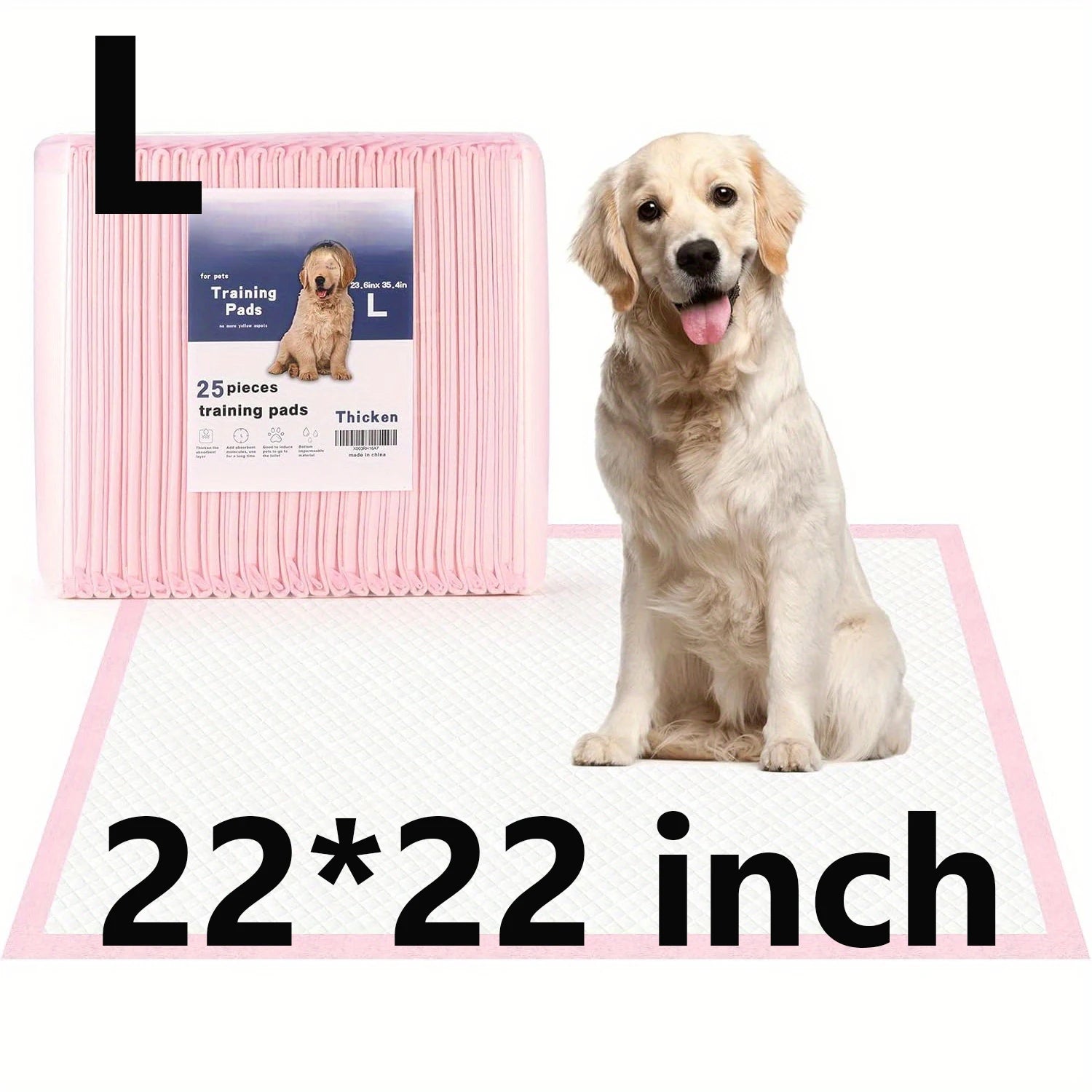 100Pcs  Disposable Pet Pads, Large