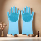 Pet Bathing Silicone Scrubber Mitt Bite-Resistant