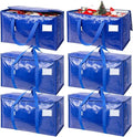 6 Pack Extra Large Moving Bags, Zippers