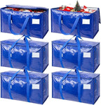 6 Pack Extra Large Moving Bags, Zippers