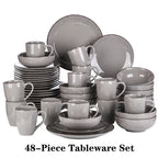 Grey 16/32/48-Piece Ceramic Set