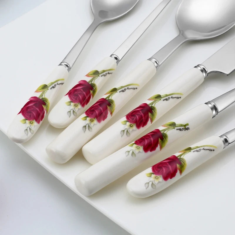Ceramic Handle Tableware Set