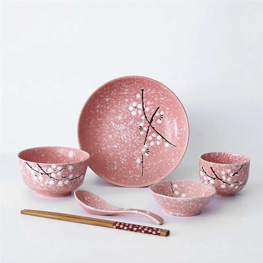 6-Piece Japanese Rice Bowl Set