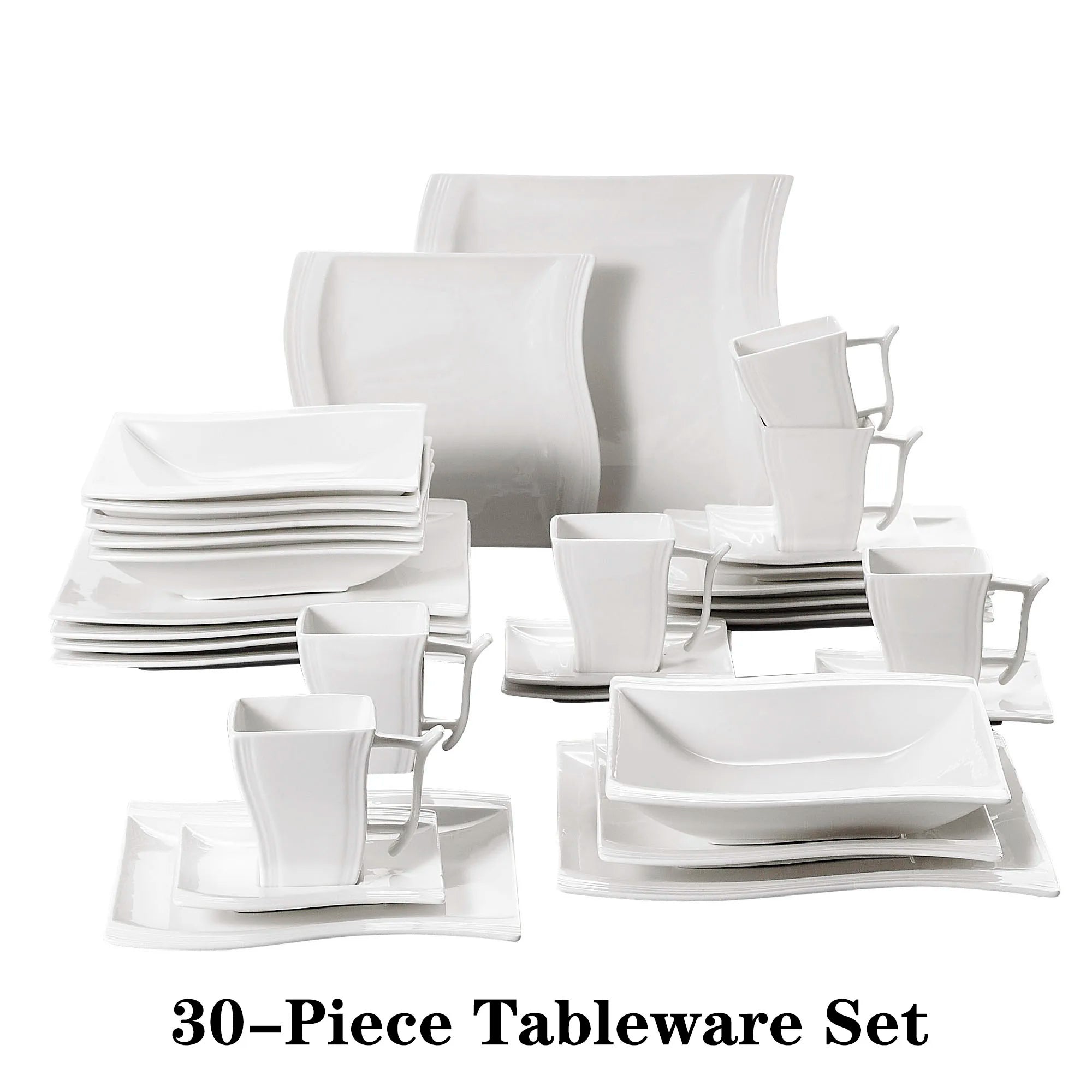 30/60 Pc. White Dinner Set / 12