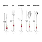 Ceramic Handle Tableware Set