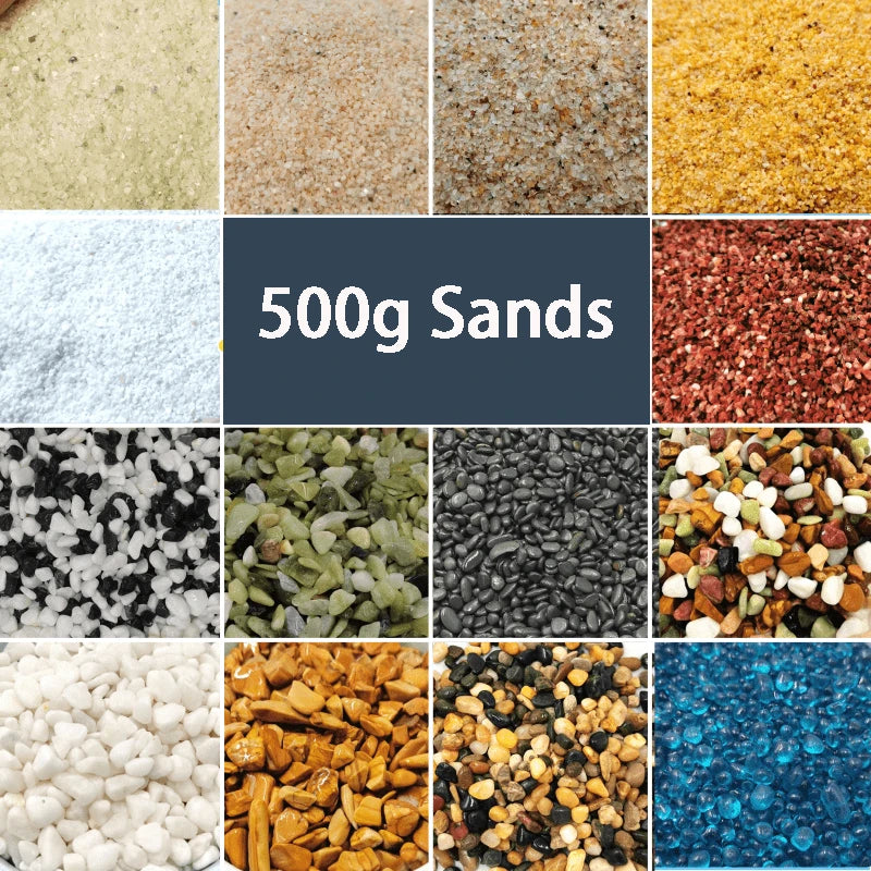 500g Natural Crystal Aquarium Aquatic Sand