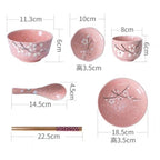 6-Piece Japanese Rice Bowl Set