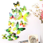 12Pcs Butterflies Wall Decals