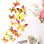12Pcs Butterflies Wall Decals