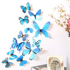 12Pcs Butterflies Wall Decals