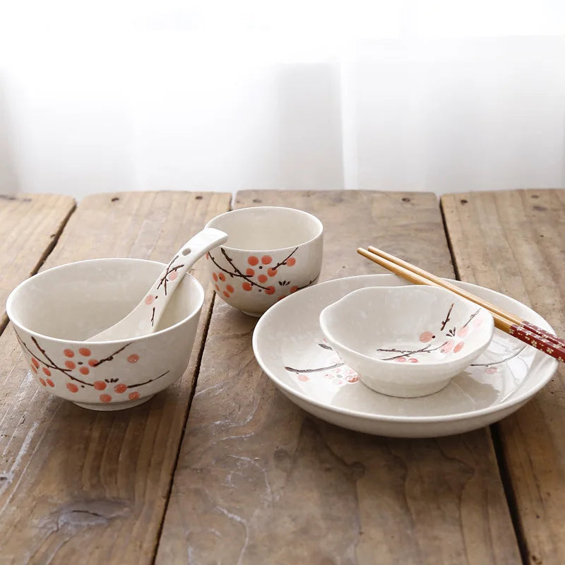 6-Piece Japanese Rice Bowl Set