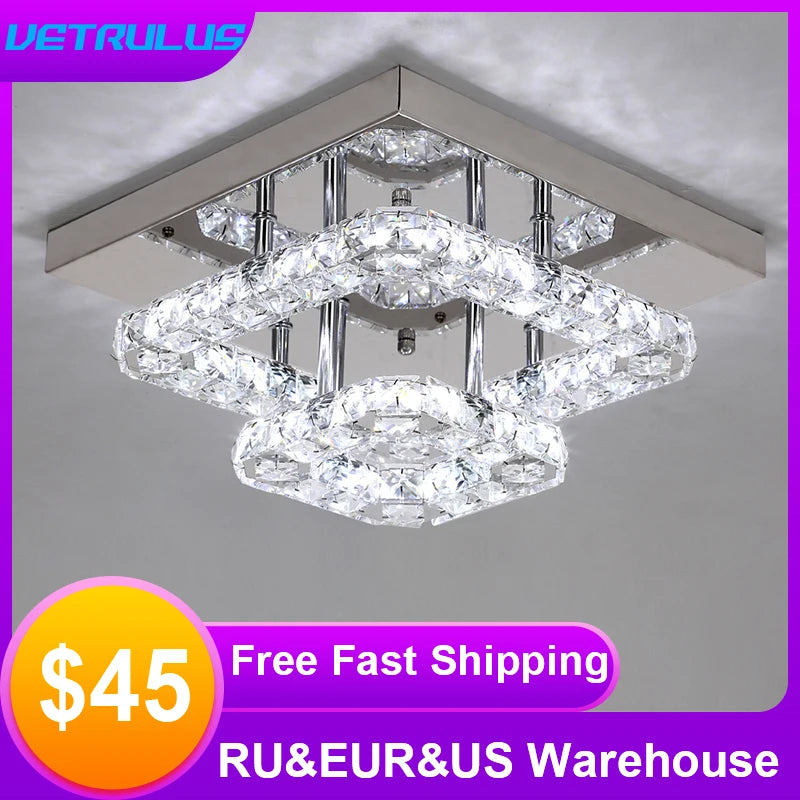 Crystal Led Ceiling, Modern Chandelier