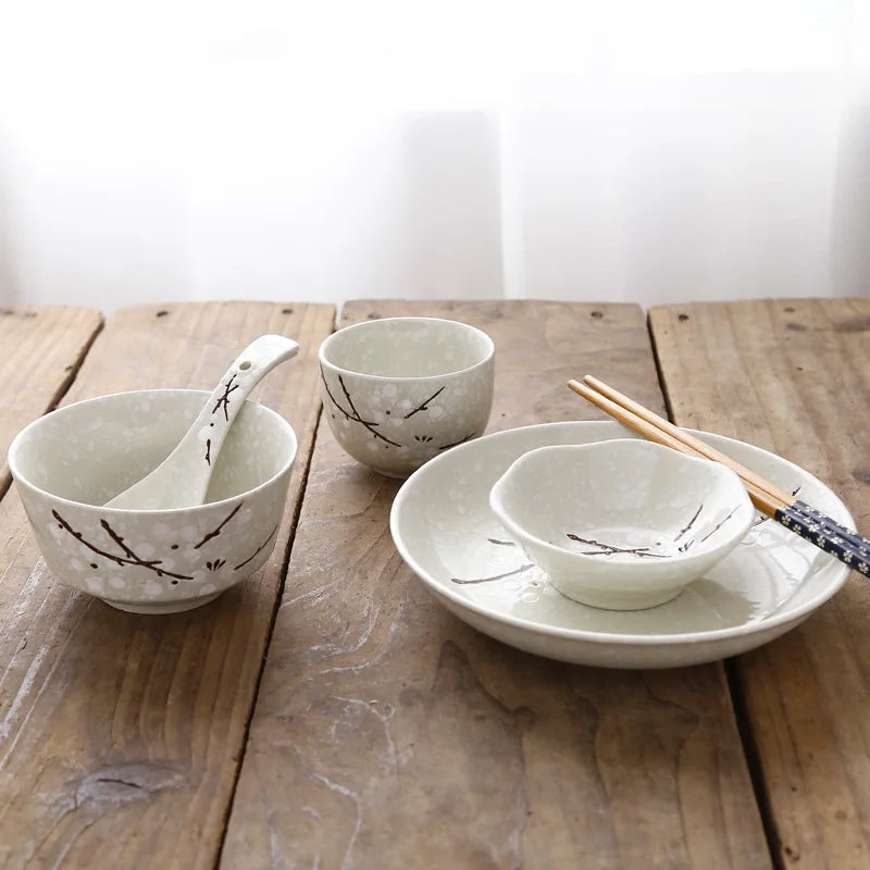 6-Piece Japanese Rice Bowl Set
