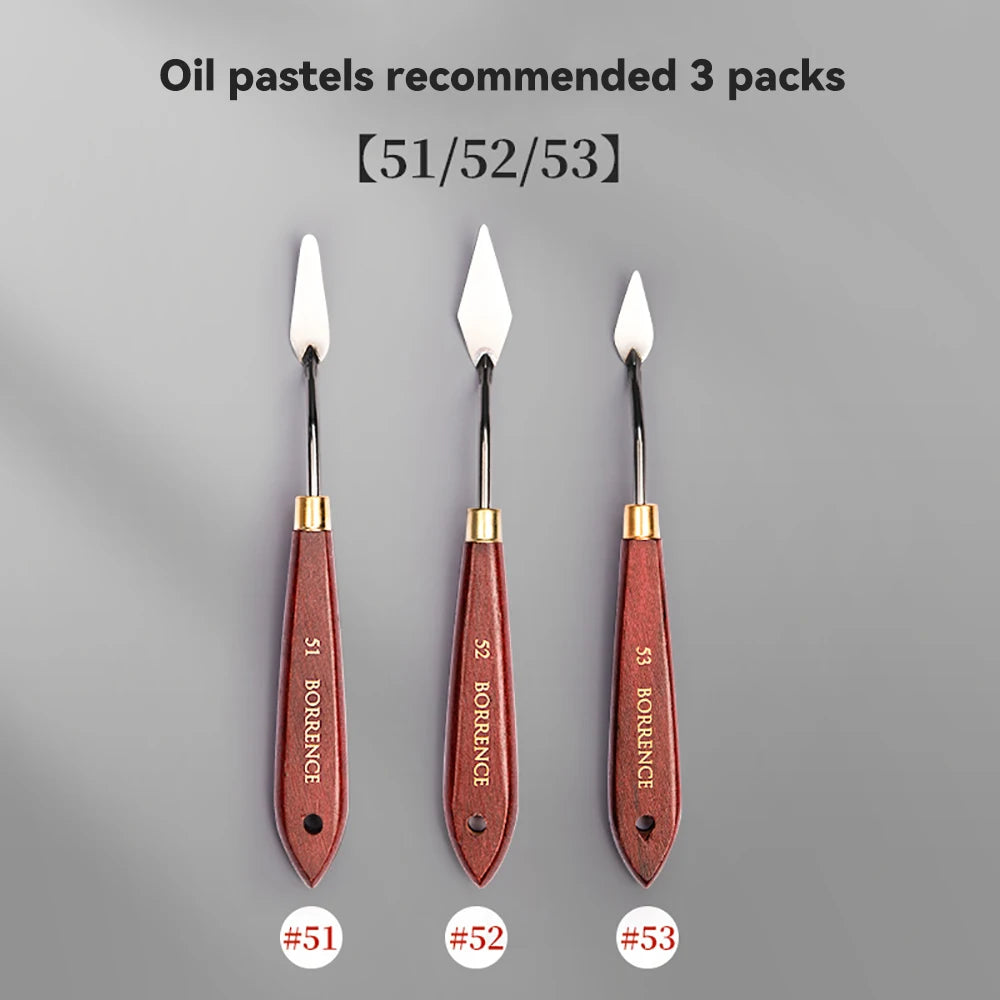 7Pcs/Set Stainless Oil Painting Knives Artist Tools