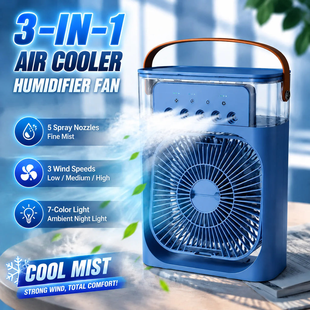 Three-in-one Fan / LED Light