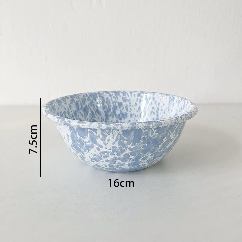 European Enamel Dinner Set
