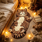 Tabby Cat Pattern Rug