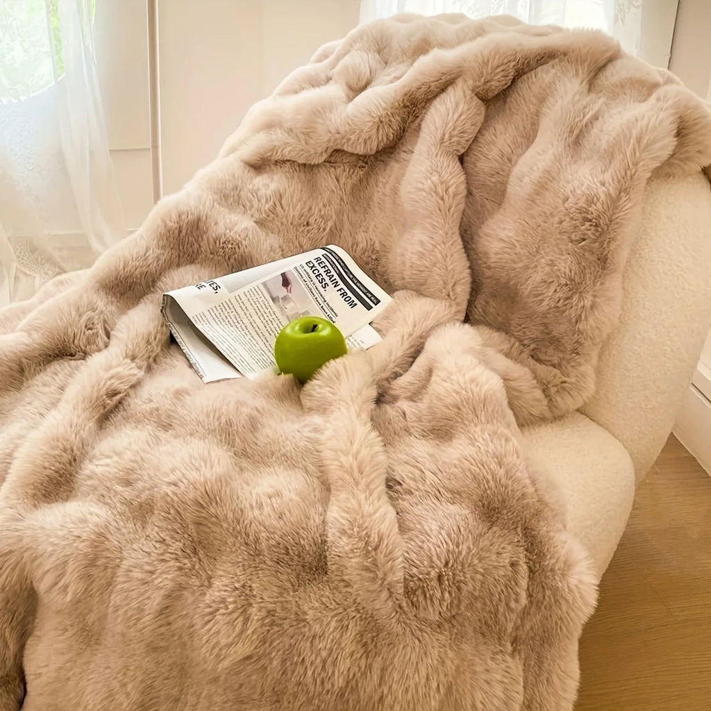 Faux Rabbit Blanket