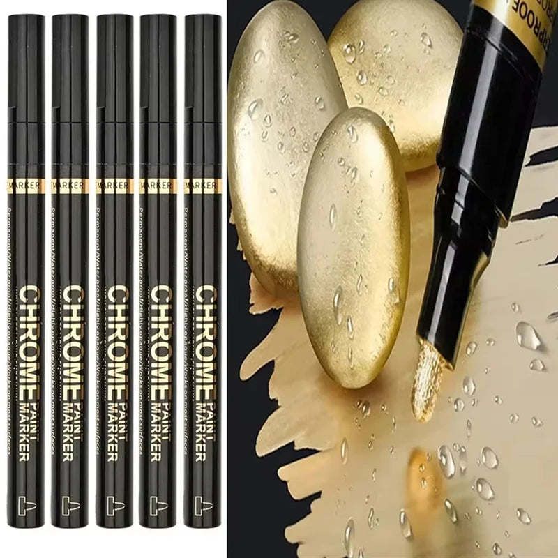5/1pcs Chrome Pen Marker