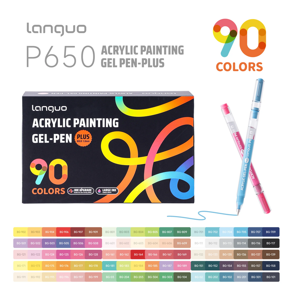6/24/36/54/72/90 Colors Acrylic Painting Pens