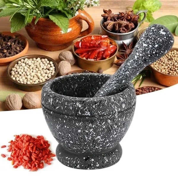 Resin Mortar Pestle Set