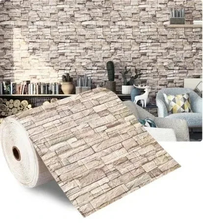 3/5/10M 3D Self-adhesive Wallpaper