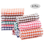 6PCS Cotton Kitchen Tea Towels