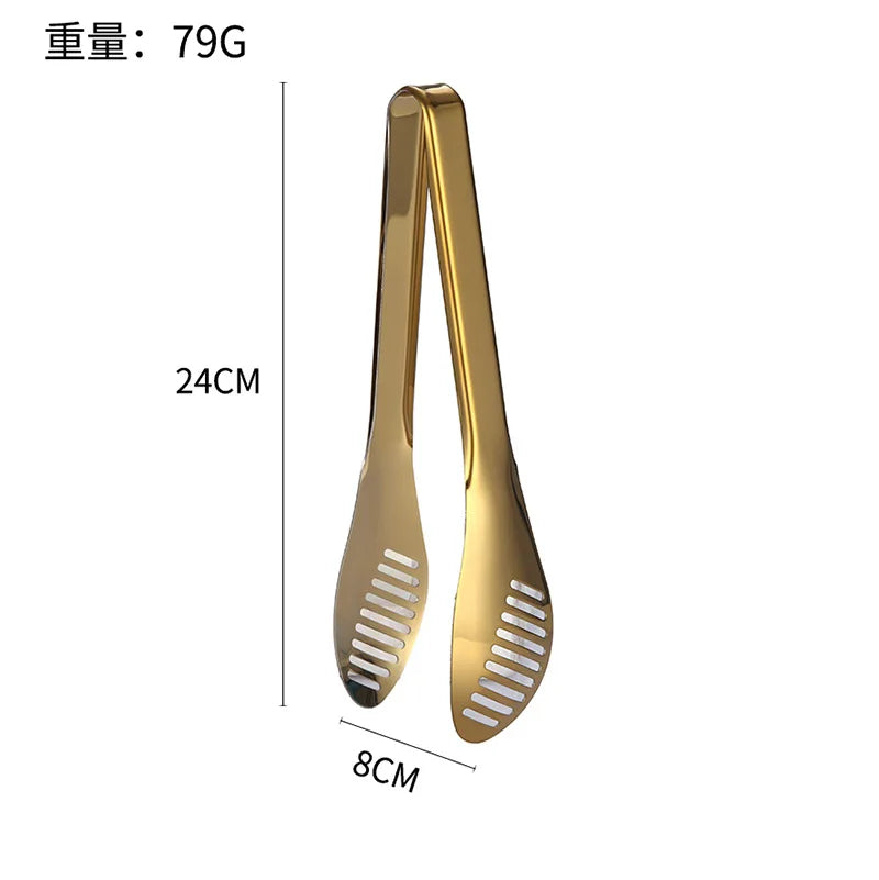 Gold BBQ Tongs