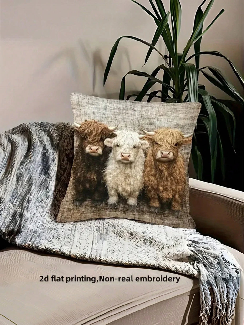 Highland Cow Pillowcase