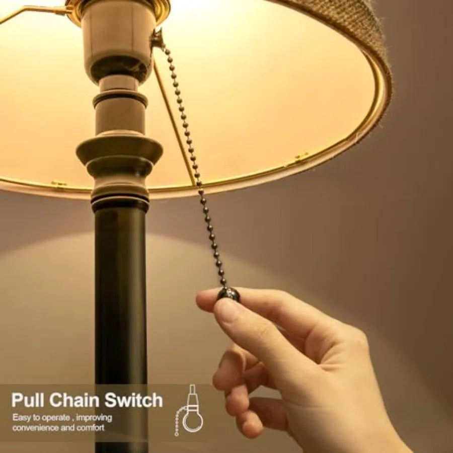 19.5"  Lamps(2)  Pull Chain Switch